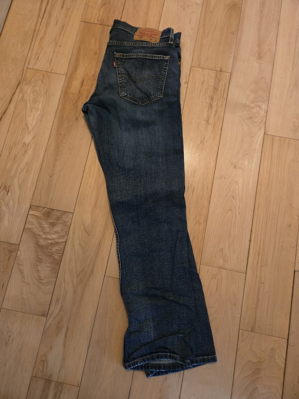 Levi's Men's Dark Blue Straight Leg Jeans